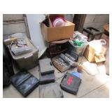 2 totes,table,empty tool cases & all misc items