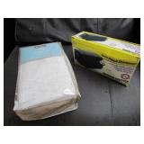 electric pencil sharpener & king bedskirt