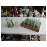 coke bottle crate & all coke bottles&soda bottles