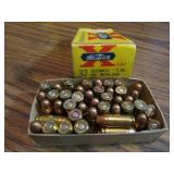 almost full box of western 32 bullets