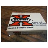 full box of western 20 ga rifled slugs