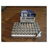 full box of s&w 357 magnum bullets