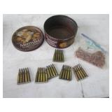 tin & all misc bullets & bag of copper bullet tips