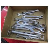 flat of misc wrenches incl:craftsman