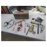toolbox,tools & 2 air tools