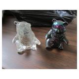 2 mosser glass bears