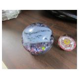 st.clair paperweight & small paperweight