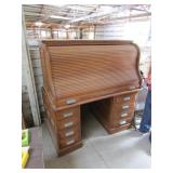 oak rolltop desk