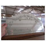 mirror & small oriental wall hanging