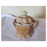 greentown glass sugar dish