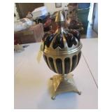 brass glass mont jar