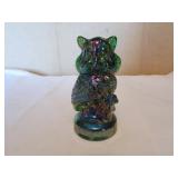 joe st.clair carnival glass owl