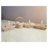 4 longaberger american cancer society baskets