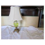 b&m st.clair 1 ball yellow lamp (works & stamped)