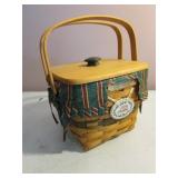 longaberger cranberry christmas basket