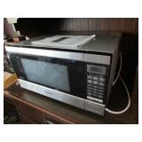 panasonic stainless steel microwave (works)