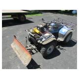 suzuki king quad 4wd w/plow & winch (runs)