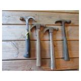 4 hammers incl:stanley