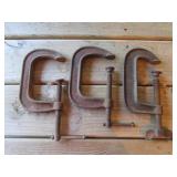3  c-clamps