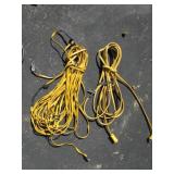 2 yellow ext. cords