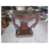half moon table