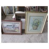 2 wall pictures incl:farm house