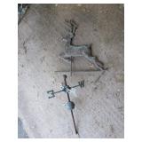 copper deer weathervane