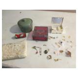 pins,jewelry boxes & items