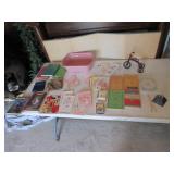 old books,baby cards & items