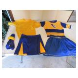 vintage kids tri central cheer leading uniforms