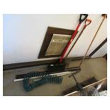 snowshovels,hose & items