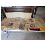 old newspapers incl:elwood glass festival