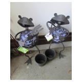 garden solar frogs