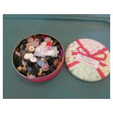 tin of buttons