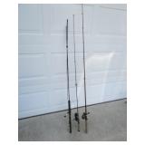 3 fishing poles