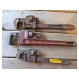 3 pipe wrenches