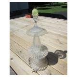 glass item w/glow ball on top