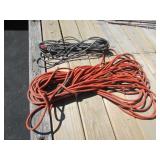 black & orange ext. cords