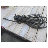 black ext. cord (1 end is cut off)
