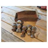 hitch balls & metal container
