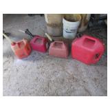 4 gas cans