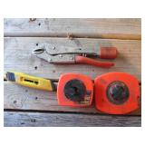 lever wrench,tape measures & cutter