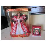 happy holidays barbie & keepsake ornament