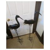 metal bird yard decorations