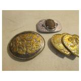 3 belt buckles