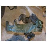 size 13 waders & rubber boots