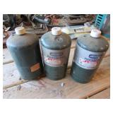 3 full propane tanks