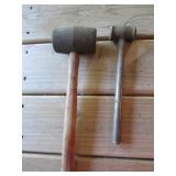 brass & rubber mallets