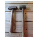 2 mallets incl:brass