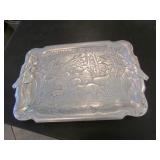 1982 arthur court designs plated deer tray